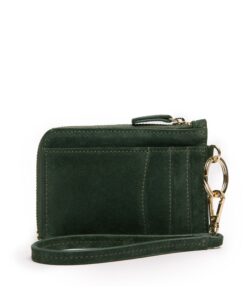 Devon Wristlet Juniper Suede