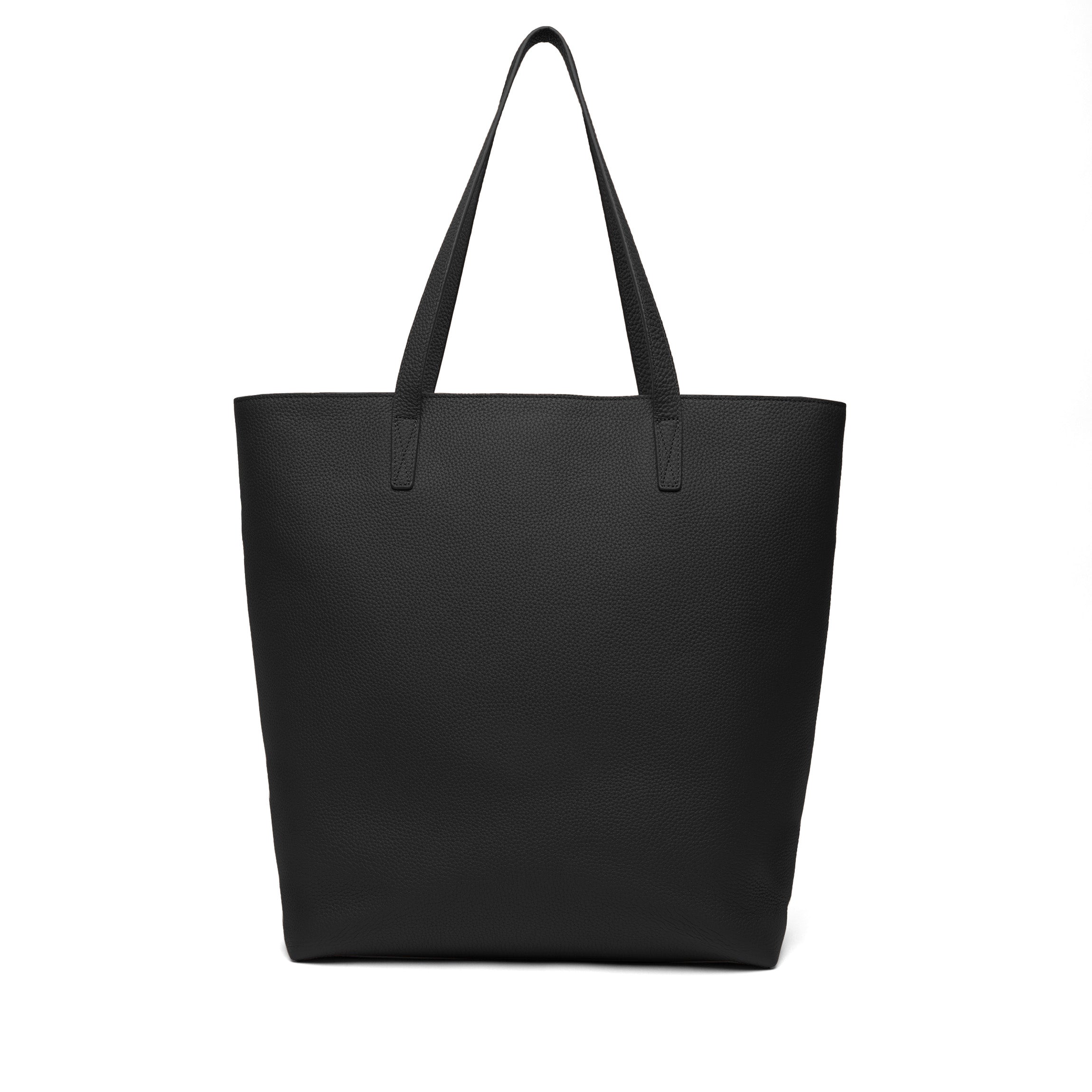 Alex Vertical Work Tote Black Pebble