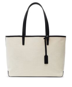 Belmont Tote in Canvas Natural Canvas/Black
