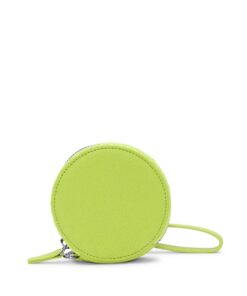 Portable Wristlet Round Pouch Lime