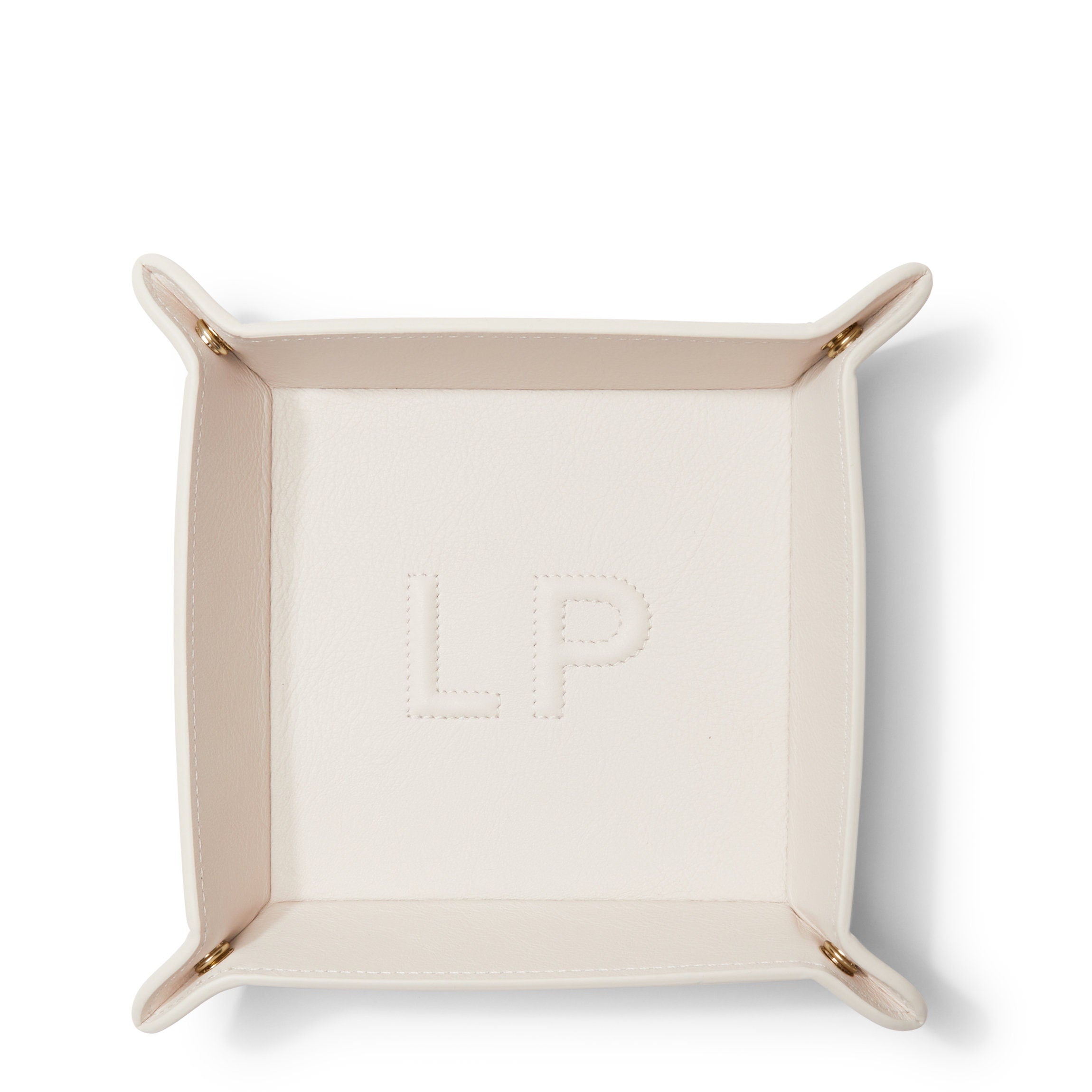 Square Valet Tray Ivory