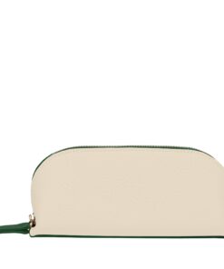 Travel Makeup Pouch Sand/Fairway Green