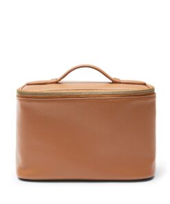 Small Train Case Cognac